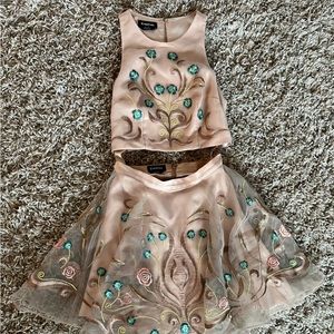 Bebe two piece set and Bebe peplum top